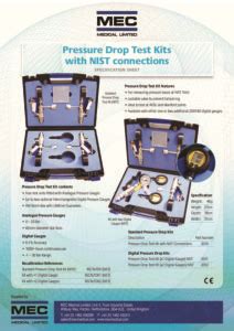 drop tube flow rate tester|pressure drop testing kit.